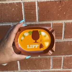 Retro Vintage 1960’s Melamine Ashtrays Rectangular Trinket Tray, Set of 2